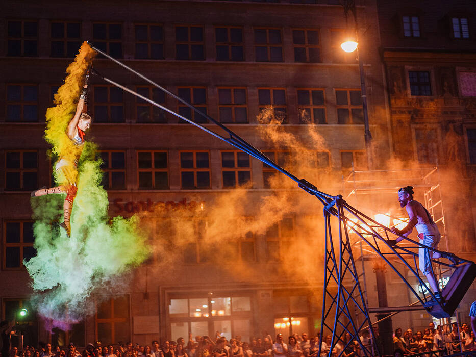 artisti na kyvadlu v rámci expoedice